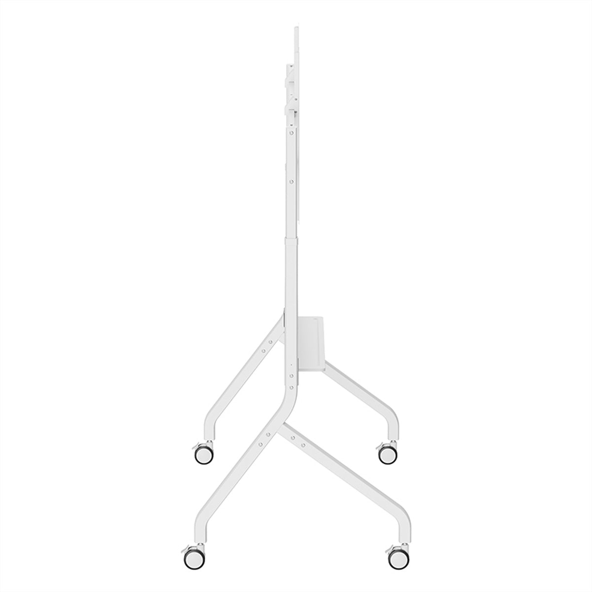 Hagor TV-Wagen – 65–98" – VESA 100×100–1200×600 – bis 85 kg, Motorisiert, mit Rollen – BrackIT Scandio Moto