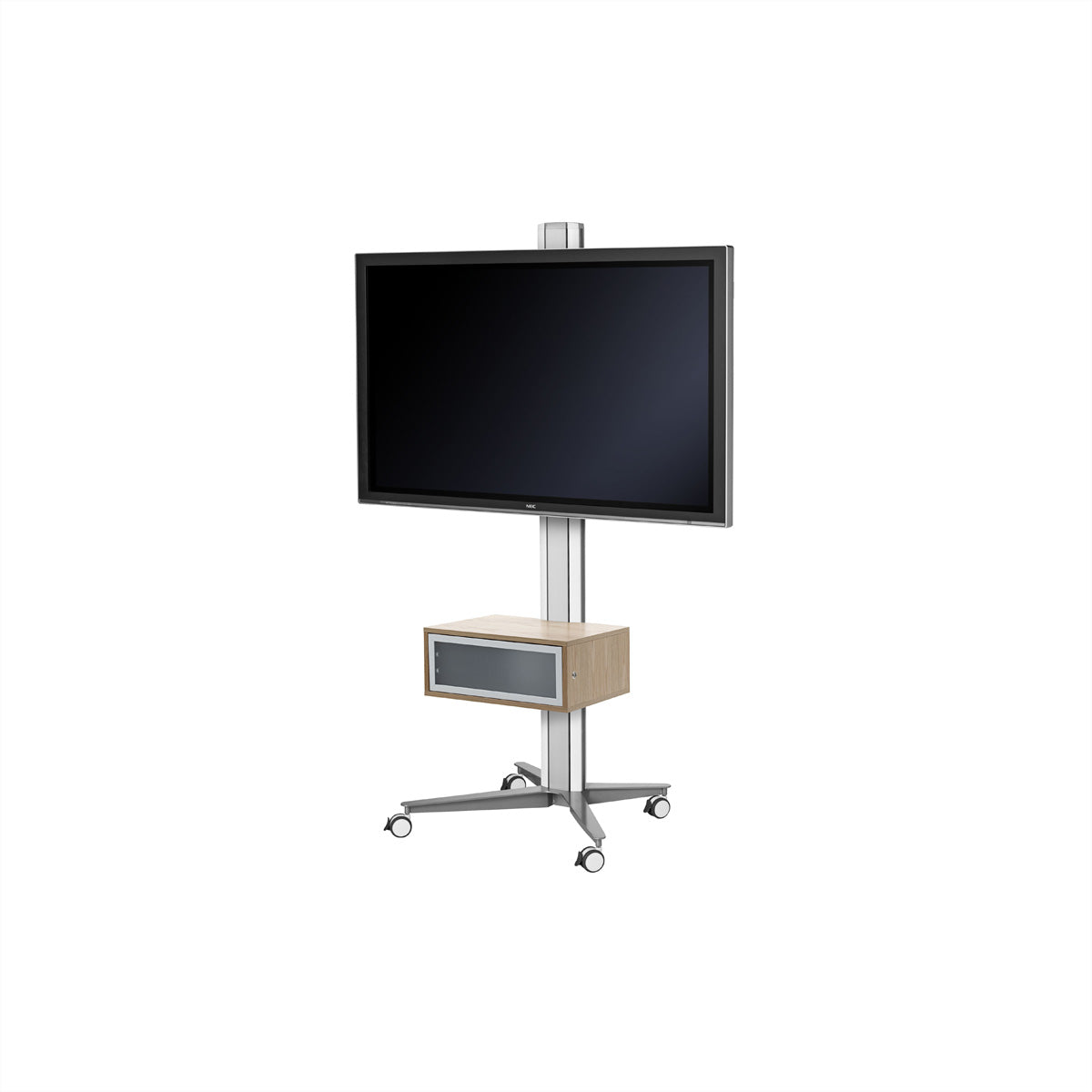 Smart media solutions ab Smart Media Solutions TV-Wagen – 40–80" – VESA 200×200–800×400 – bis 50 kg, mit Rollen – X FH M1455