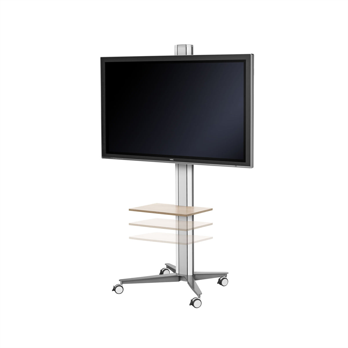 Smart media solutions ab Smart Media Solutions TV-Wagen – 40–80" – VESA 200×200–800×400 – bis 50 kg, Höhenverstellbar – M1955 WS