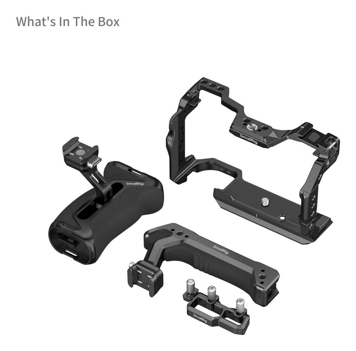 SmallRig 5958 HawkLock Cage-Kit – 1/4"/3/8" Gewinde, Aluminium – für Canon EOS R6 Mark III, R6 Mark II