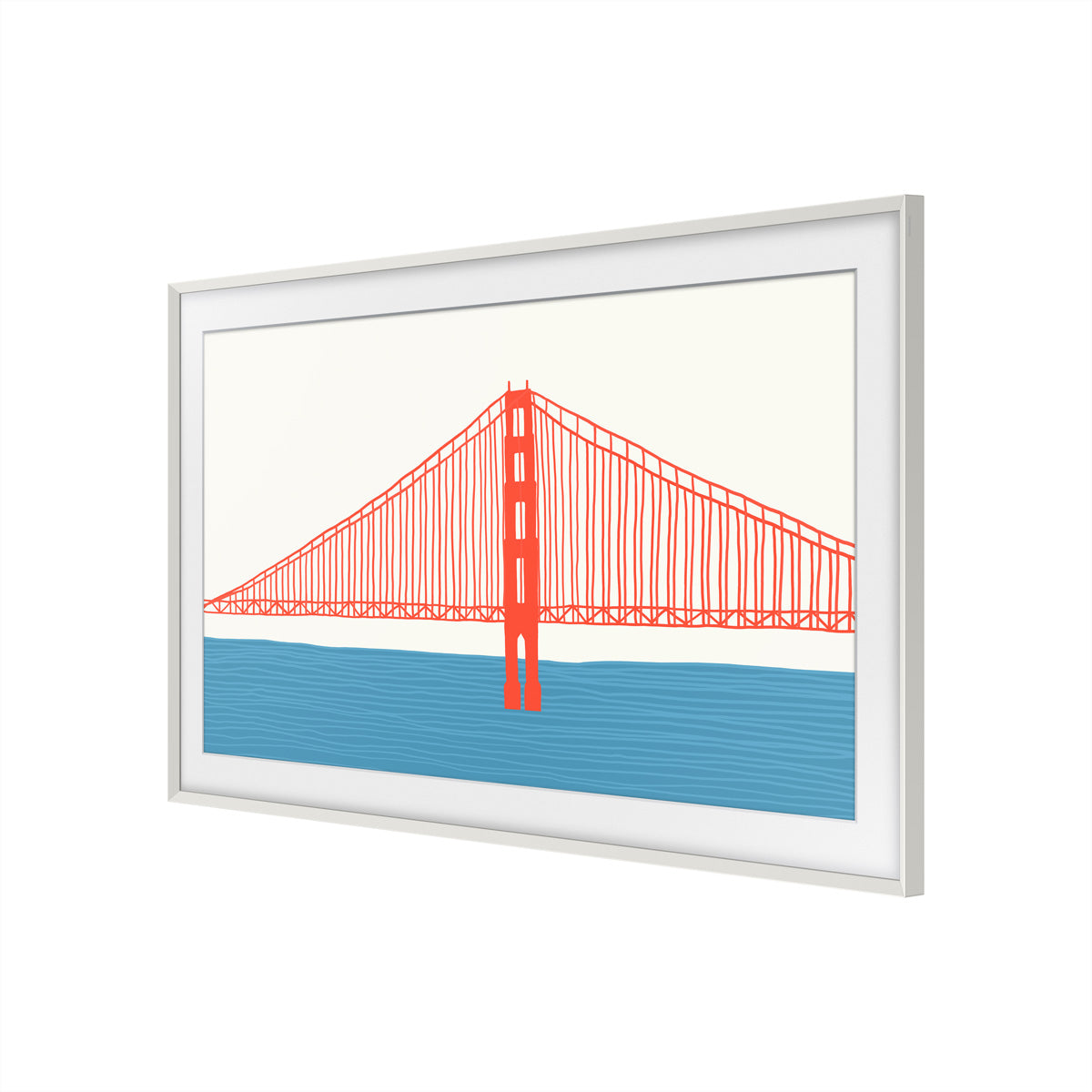 Samsung VG-SCFA55WTCXC Wechselrahmen – für The Frame 55" – Weiss