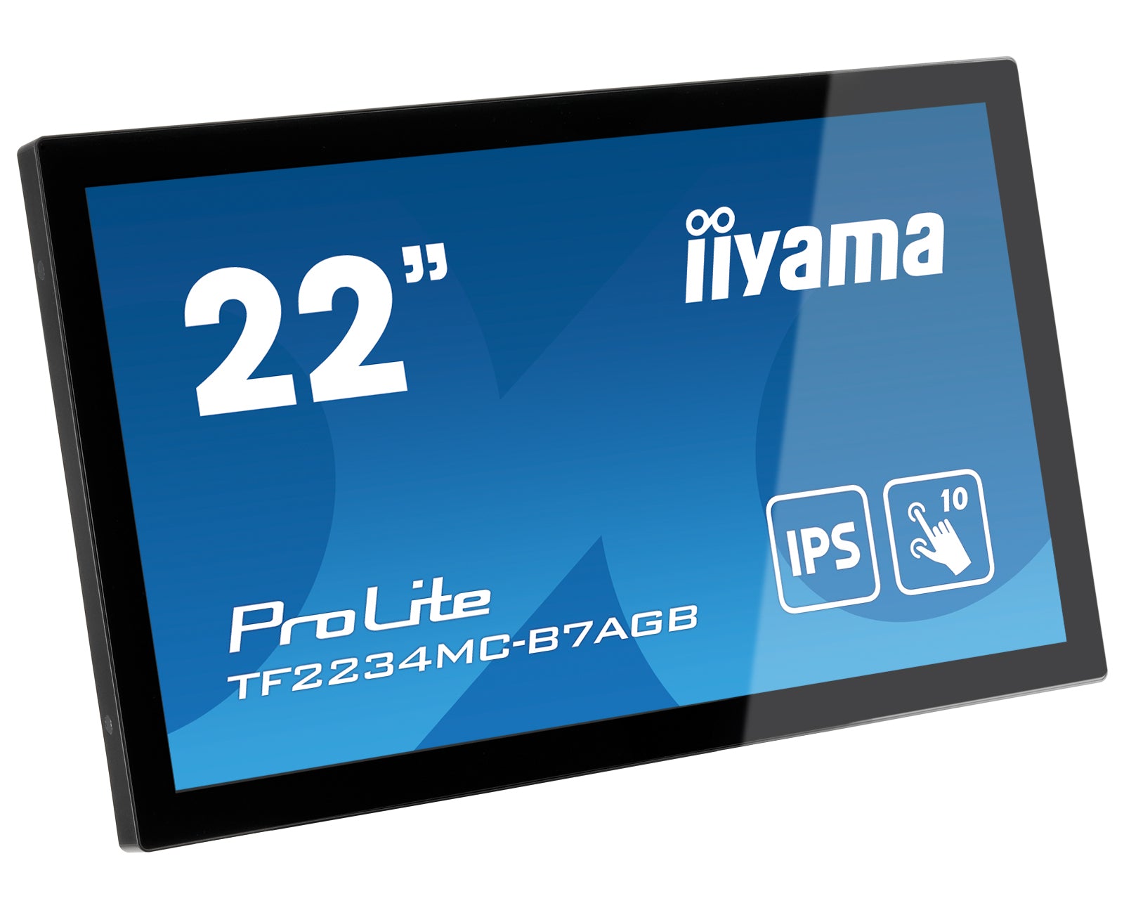 iiyama ProLite TF2234MC-B7AGB – Touch-Monitor 21,5" – 1920 × 1080 (Full HD), IPS, PCAP 10-Punkt, HDMI/DP/VGA