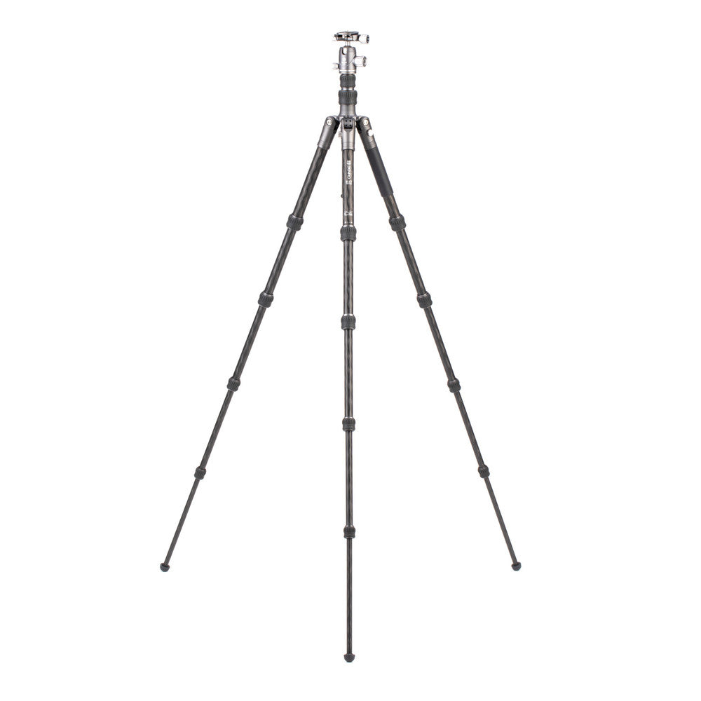Benro FBAT15CVX20 Bat Dreibeinstativ – 165,5 cm – 14 kg Traglast – Carbon, 5 Sektionen – Twistlock – Grau