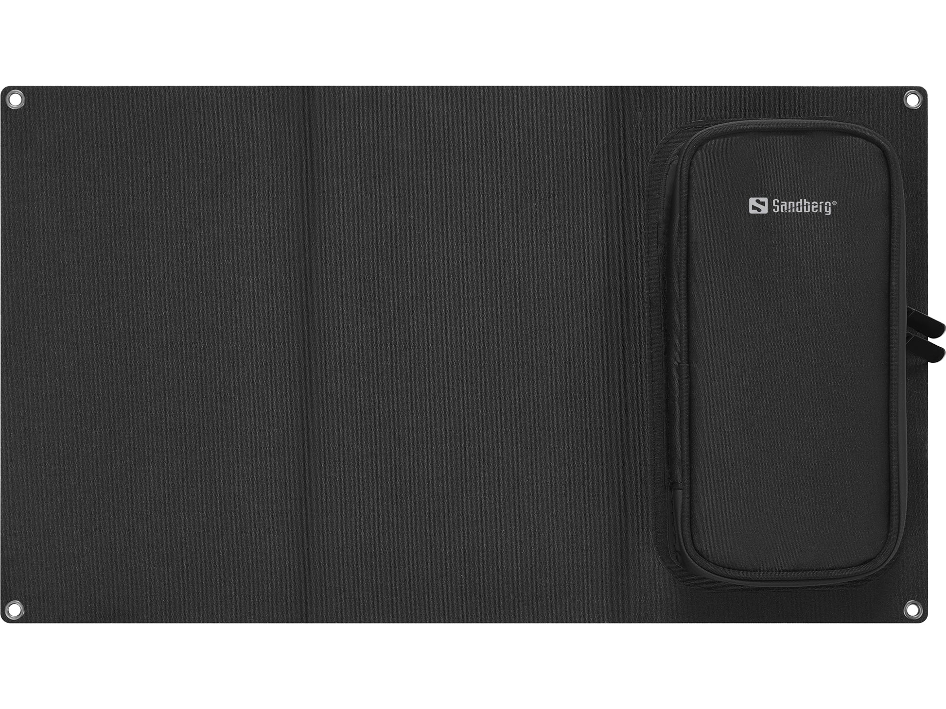 Sandberg Solar Powerbank 10'000 mAh – 20 W PD, 1× USB-C, 1× USB-A, schwarz