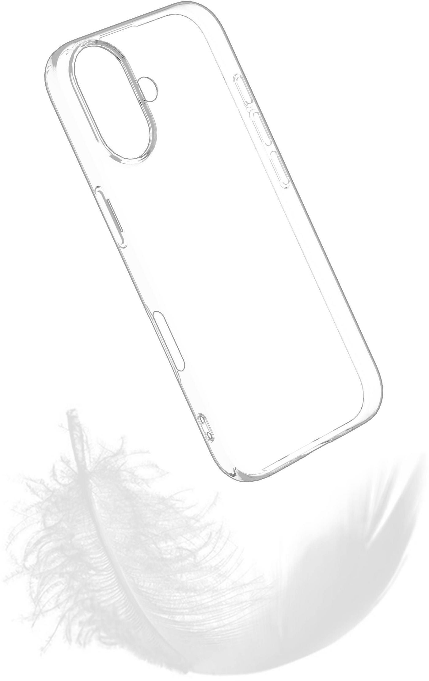 eSTUFF INFINITE (GRS) VIENNA Backcover – für Apple iPhone 17 – Kunststoff, Transparent, bis 1,2 m sturzsicher