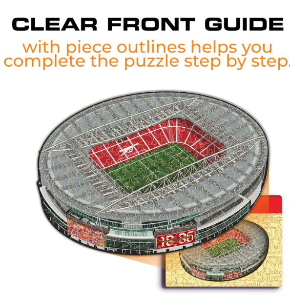 Iconic Puzzles Puzzle Emirates Stadium (Arsenal FC) – 270 Teile – 42 × 30 cm – ab 14 Jahren – Holz – mehrfarbig