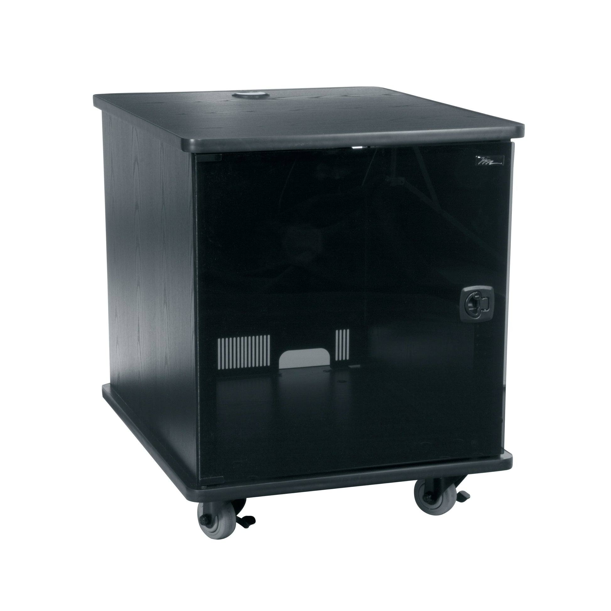 Middle Atlantic MFR-1227A3 – Freistehendes Gestell, 12U, Tragkraft 113,4 kg, Glastür, Lenkrollen