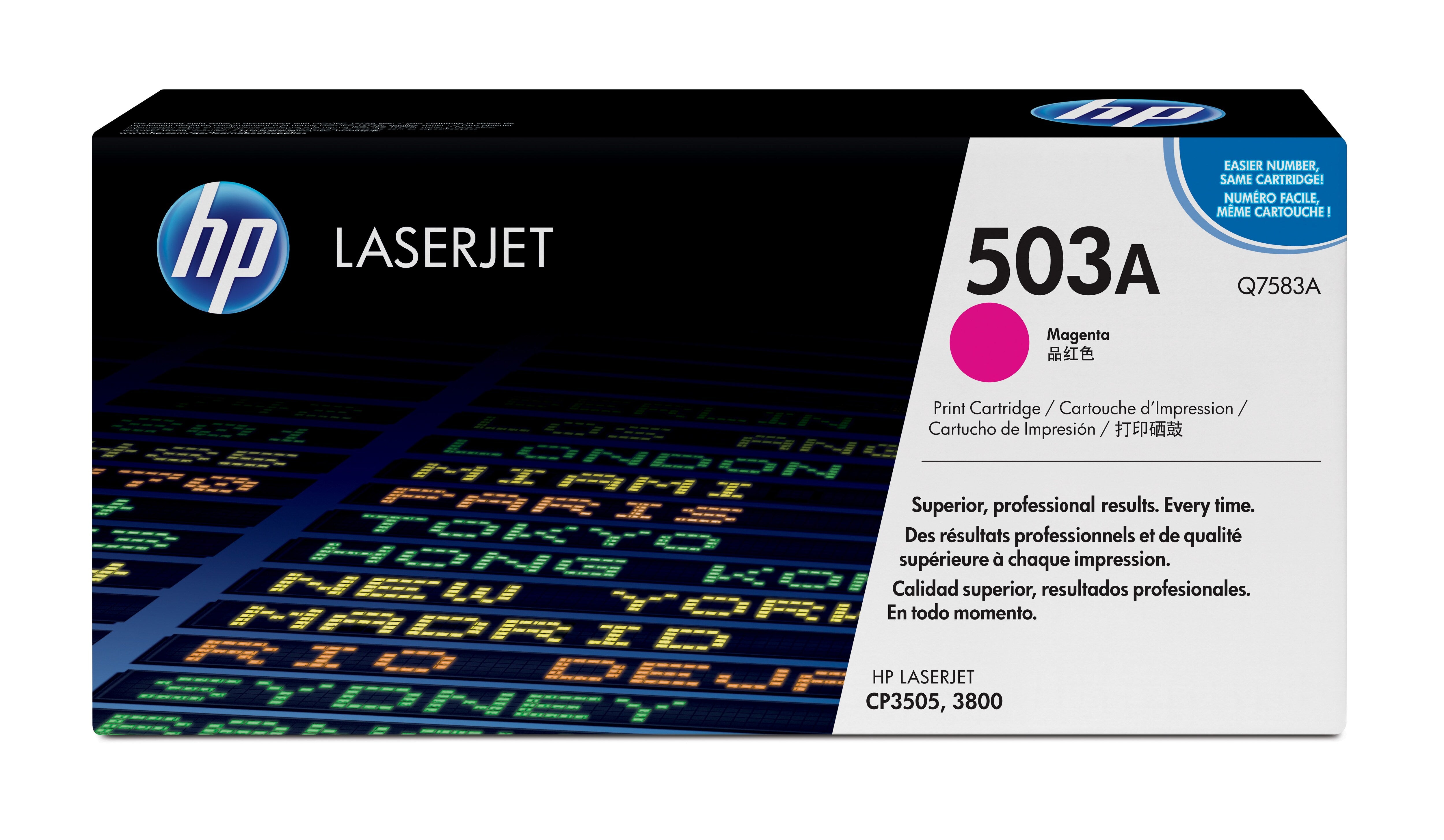 HP Toner 503A – magenta, 6000 Seiten – für HP Color LaserJet 3800N/3800DN/3800DTN und andere