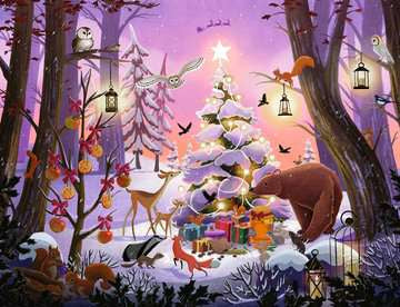 Ravensburger Puzzle Christmas in the Woods – 2000 Teile – 98 × 75 cm – ab 12 J.