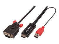 Lindy HDMI (Stecker) auf VGA (Stecker) Adapter – 2 m