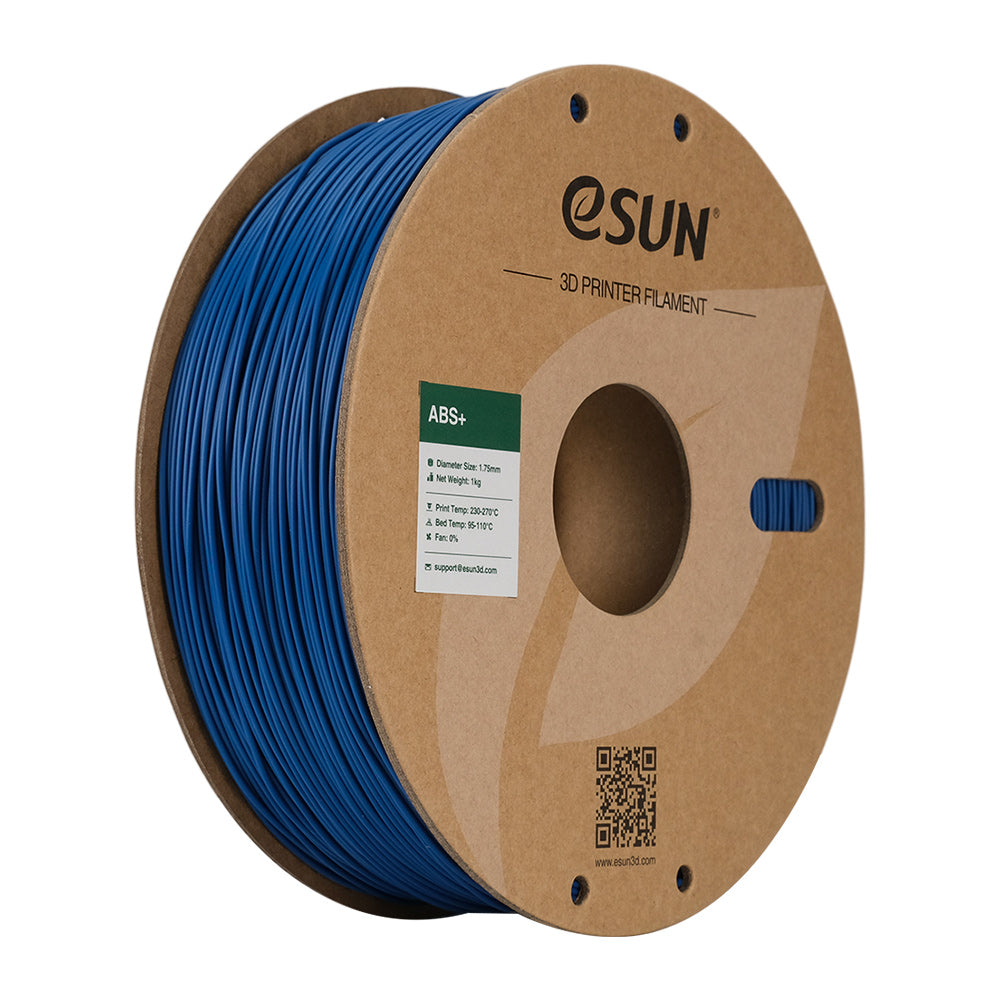eSUN 3D-Drucker-Filament ABS 1,75 mm Blau, 1 kg – für Bambu Lab P1P/X1, Voron 2.4, Raise3D und andere