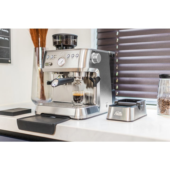 Solis Grind & Infuse Perfetta 980.35 Siebträgermaschine – 16 bar, 2,6 l, 250 g, 2 Tassen, Silber