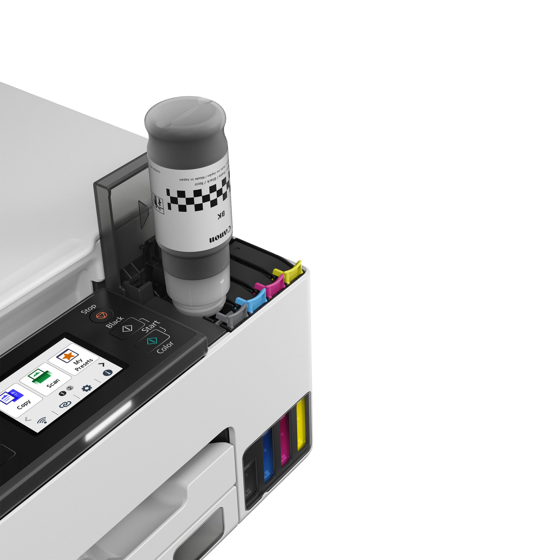 Canon MAXIFY GX1050 – Farbiges Tintenstrahl-MFP A4, 3-in-1 – USB/LAN/WLAN – Duplex – 10 ppm S/W, 15 ppm Farbe