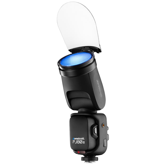 Westcott FJ80 Blitzvorsatz-Set – Barndoors, 30° Gitter, Snoot, Diffusorlinse, 10er-Pack Gels – für Westcott