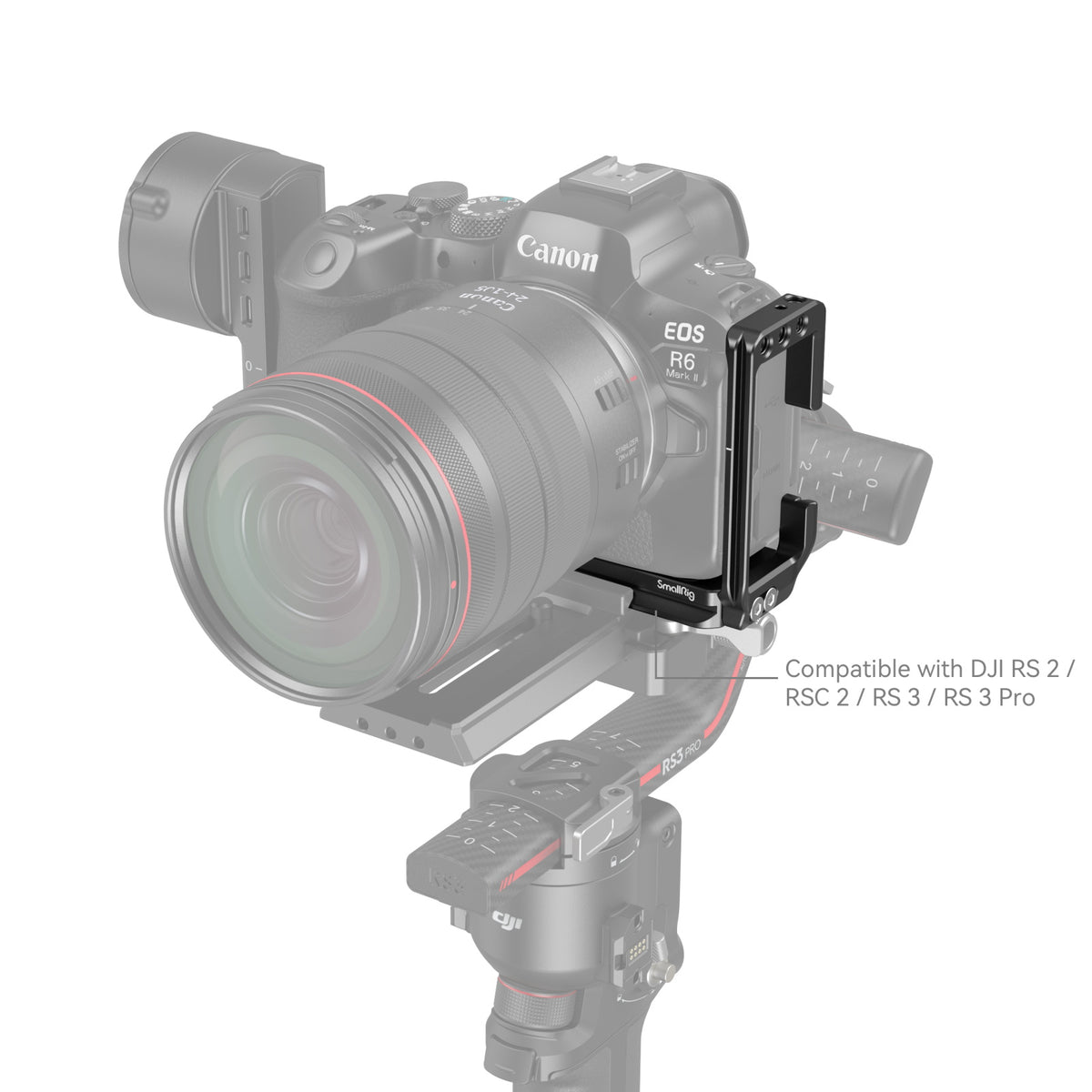 SmallRig 4160B L-Form Montageplatte – für Canon EOS R6 Mark II, EOS R5, EOS R5 C und andere