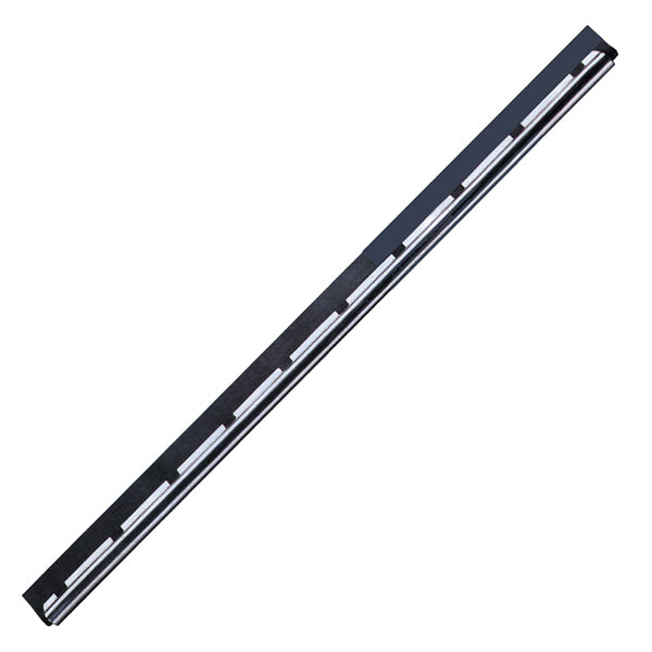 Unger S-Schiene – 45 cm – Edelstahl, SOFT-Gummi, Schwarz/Silber, 10 Stk., für ErgoTec S- und Pro-Wischer