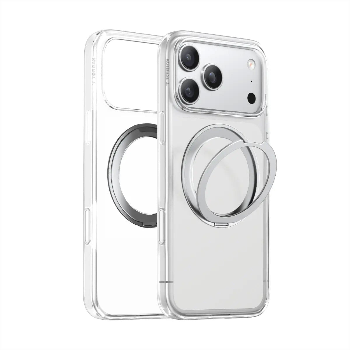 Torras UPRO Ostand Pro Ladeständer – MagSafe-kompatibel – für iPhone 17 Pro – Transparent