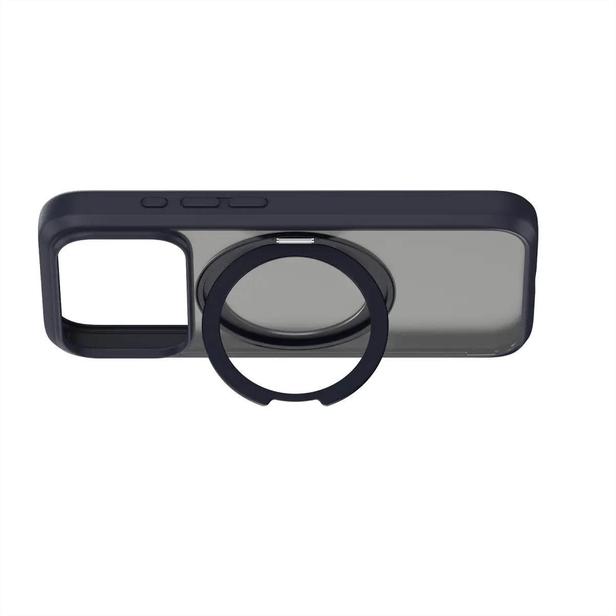 Torras UPRO Ostand Pro Backcover – für Apple iPhone 17 Pro Max, MagSafe, mit Ständer, PC+TPU, Schwarz