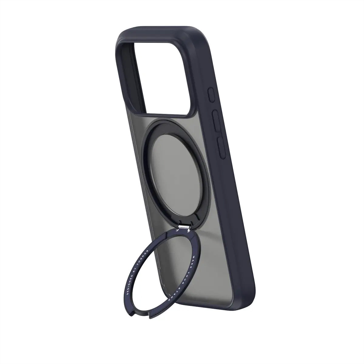 Torras UPRO Ostand Pro Backcover – für Apple iPhone 17 Pro Max, MagSafe, mit Ständer, PC+TPU, Schwarz