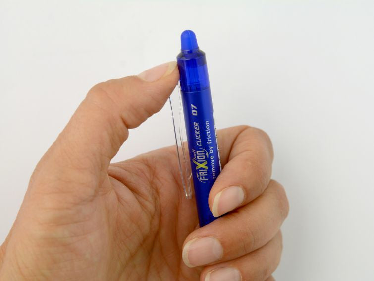 Pilot FriXion Ball Clicker – Tintenroller, 0,7 mm, sortiert, radierbar, Druckmechanik – 4 Stk.