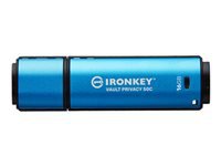 Kingston Technology Kingston IronKey Vault P 50C USB-Stick – 16 GB, USB-C, AES-256, FIPS 197