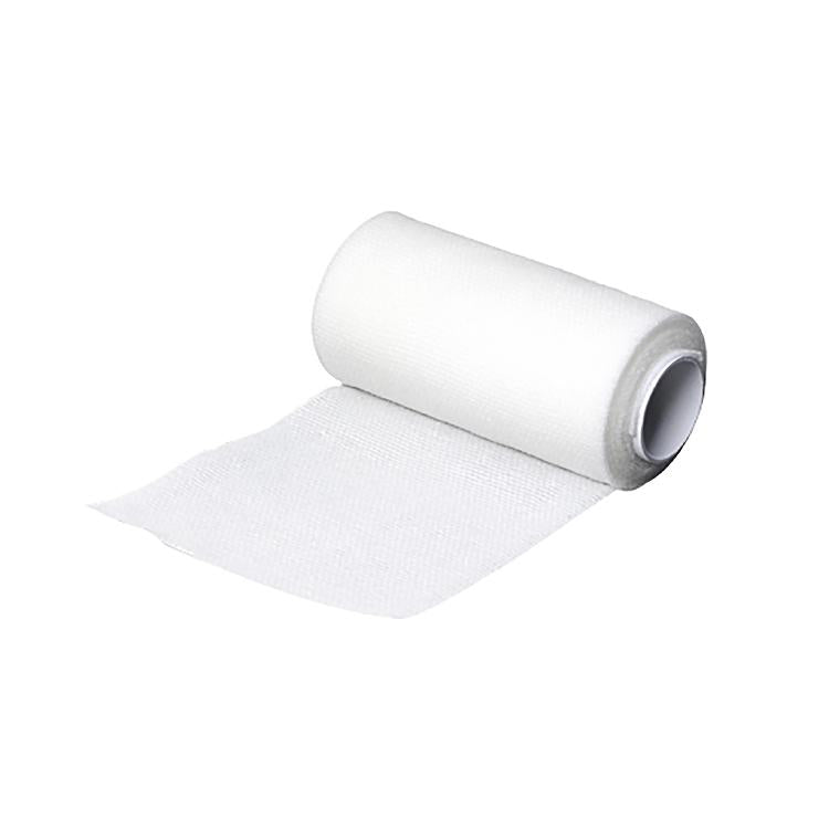 MaiMed Binde Maielast-haft glatt – 80 mm × 4 m, weiss, kohäsiv, elastisch, Textil