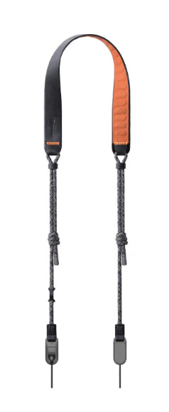 PGYTECH Kameragurt Air – 100–140 cm, Traglast 90 kg – für Digitalkameras – Orange/Schwarz