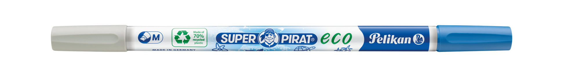 Pelikan Tintenlöscher Super Pirat eco 850M – Keil – Blau – Display 50 Stk.