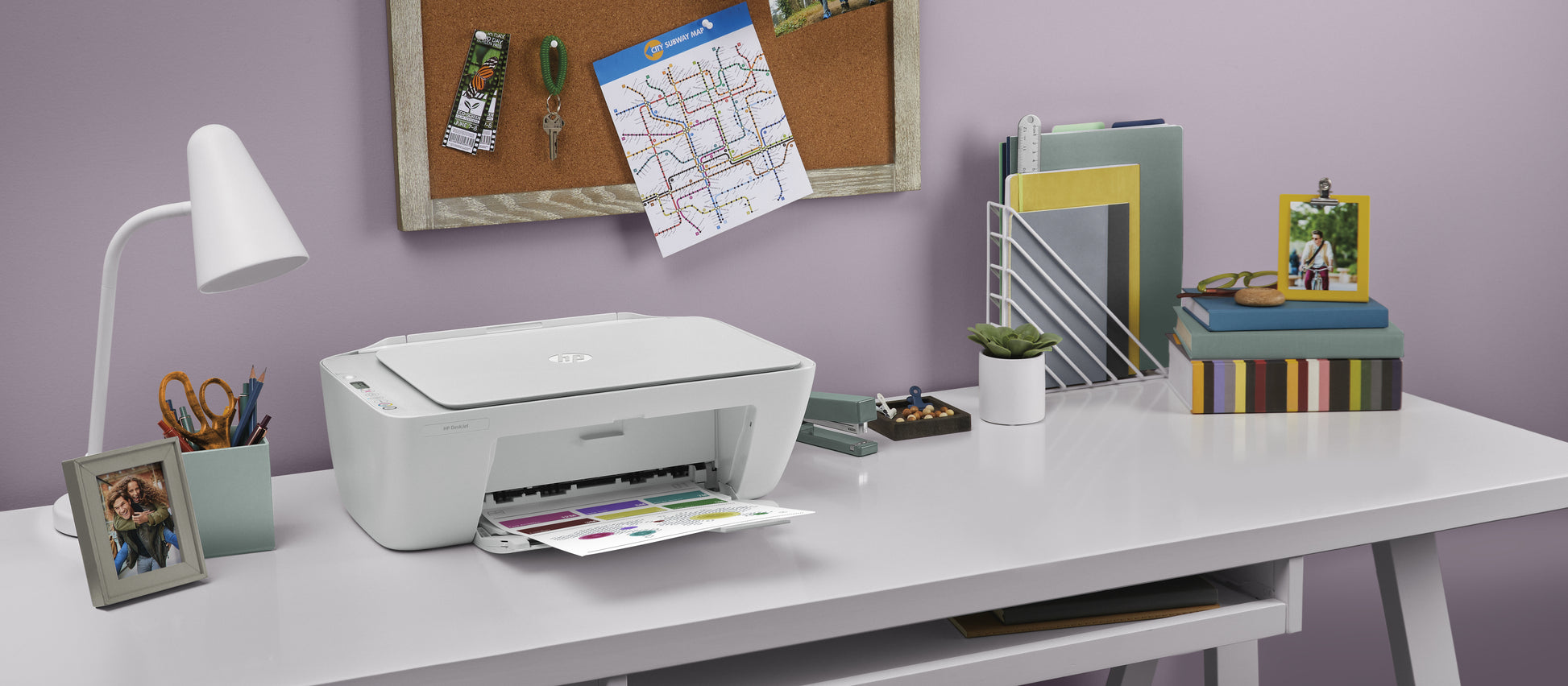 HP DeskJet 2720 – Farbtintenstrahl-Multifunktionsdrucker, A4, 3-in-1, Duplex, WLAN, AirPrint, Mopria