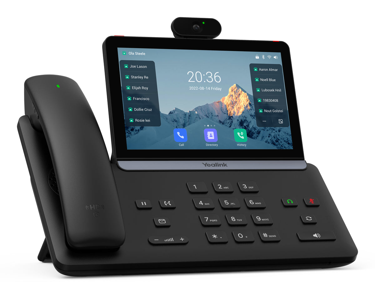 Yealink T88V Pro – 7" Touchscreen, WLAN (Wi‑Fi 6), PoE