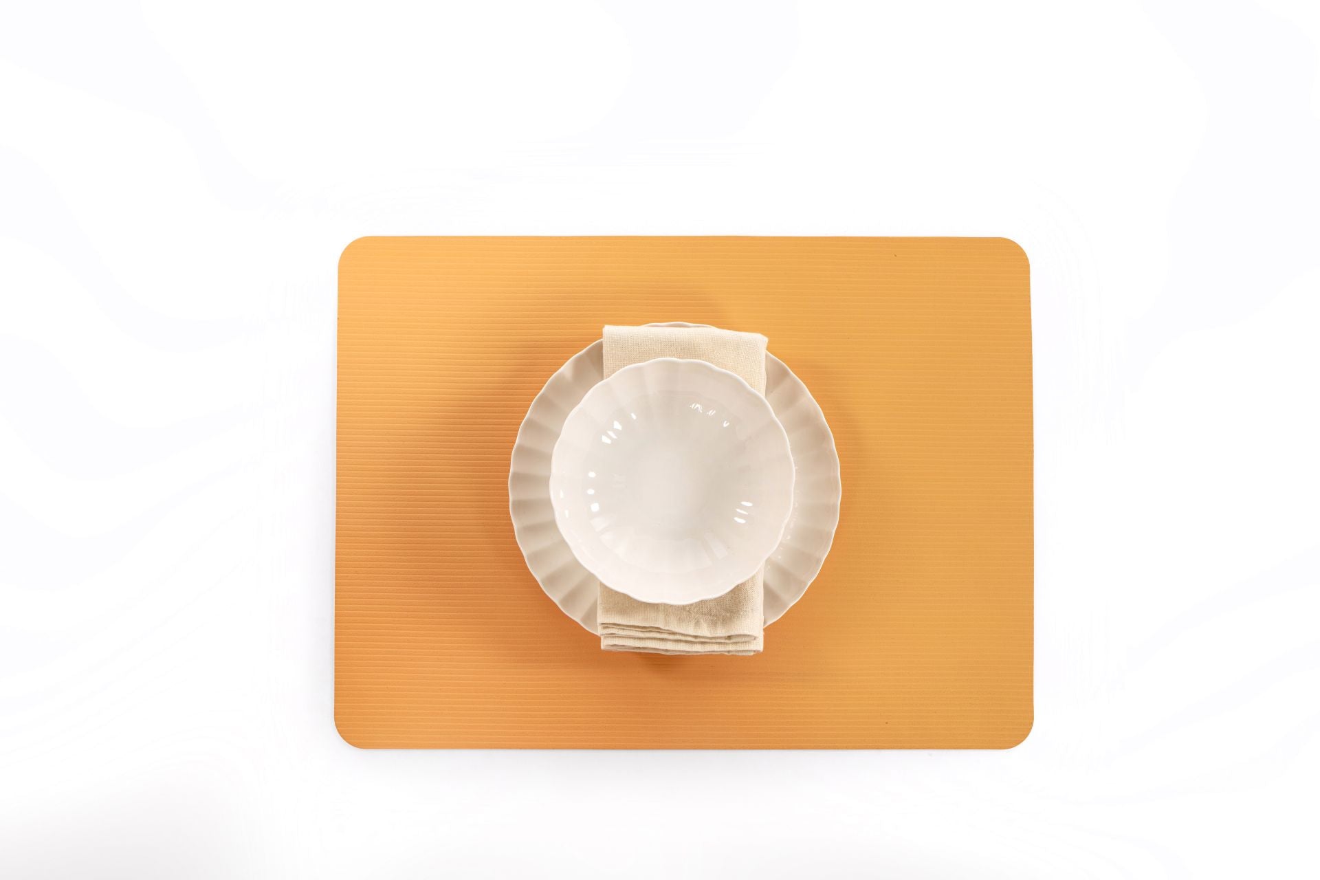 Tiseco Tischset – 45×33 cm, PVC, Gelb, RIBBO