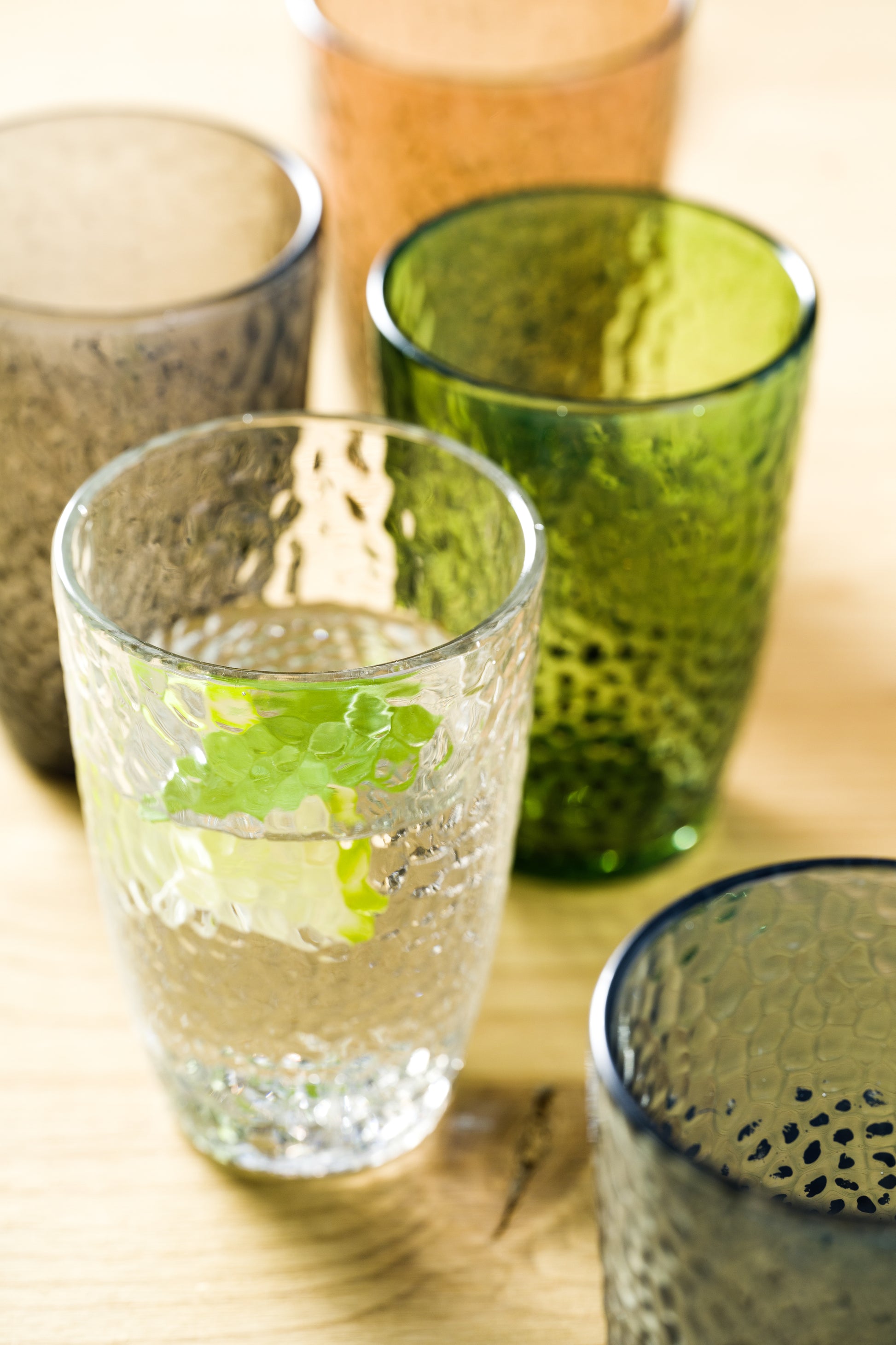 LEONARDO Trinkgläser – 4er Set, 340 ml, Ø 8,0 cm, H 12,0 cm, Kalk-Natron-Glas, Transparent, spülmaschinenfest