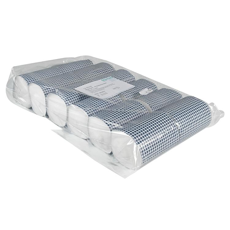 MaiMed Polsterbinde – 100 mm × 3 m, 12 Rollen, weiss, sterilisierbar