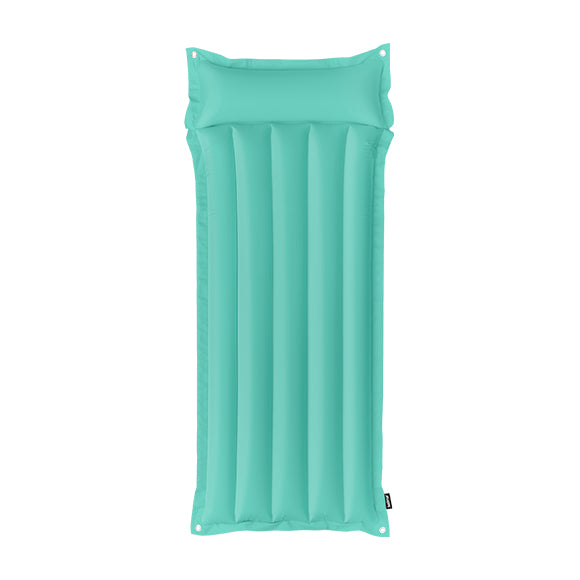 Kolma Luftmatratze – mit integriertem Kissen, Sicherheitsventil, faltbar – 78,5 × 188 cm – türkis – 1 Stk.
