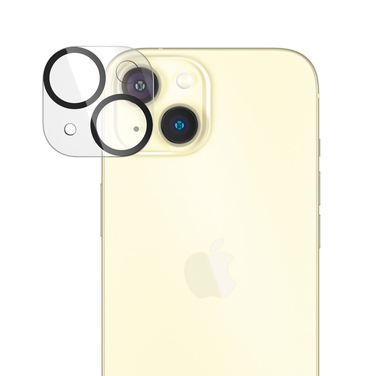 PanzerGlass PicturePerfect – Kameraschutz, Gehärtetes Glas – für iPhone 15/15 Plus – Transparent