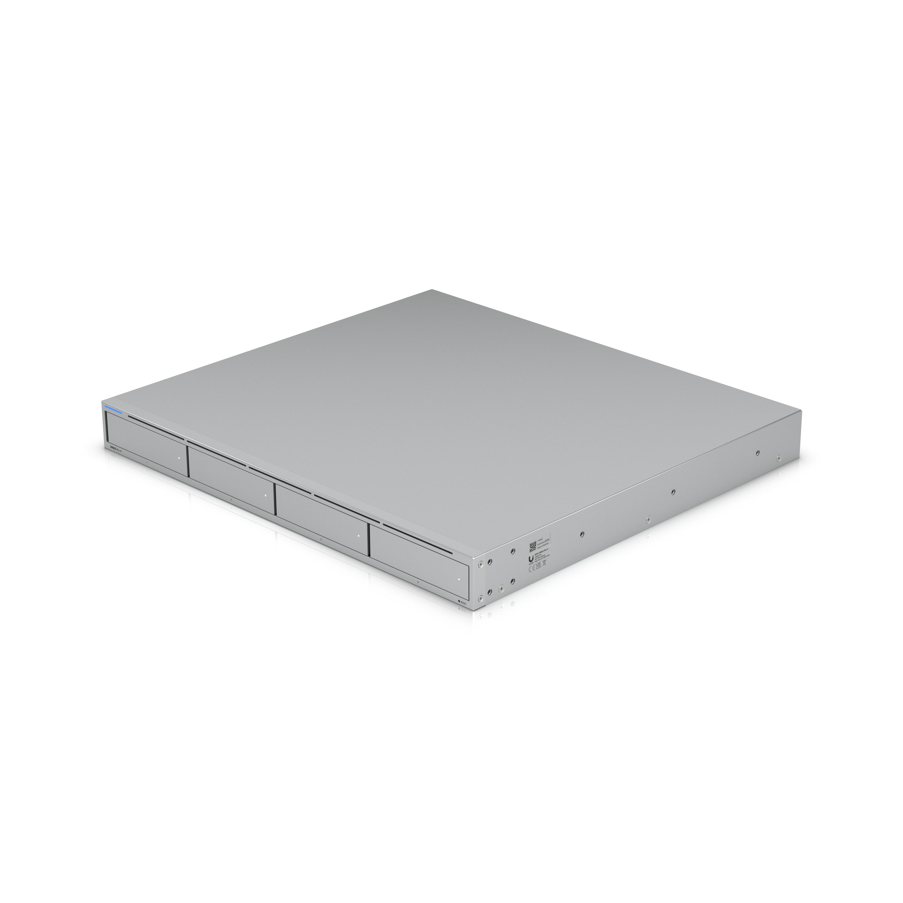 Ubiquiti 1U Rack-Mount NAS mit (4) – 6-Bay Rack 1U NAS – ARM Cortex-A57, 16 GB RAM, 1GbE, für 2,5"/3,5" HDD/S