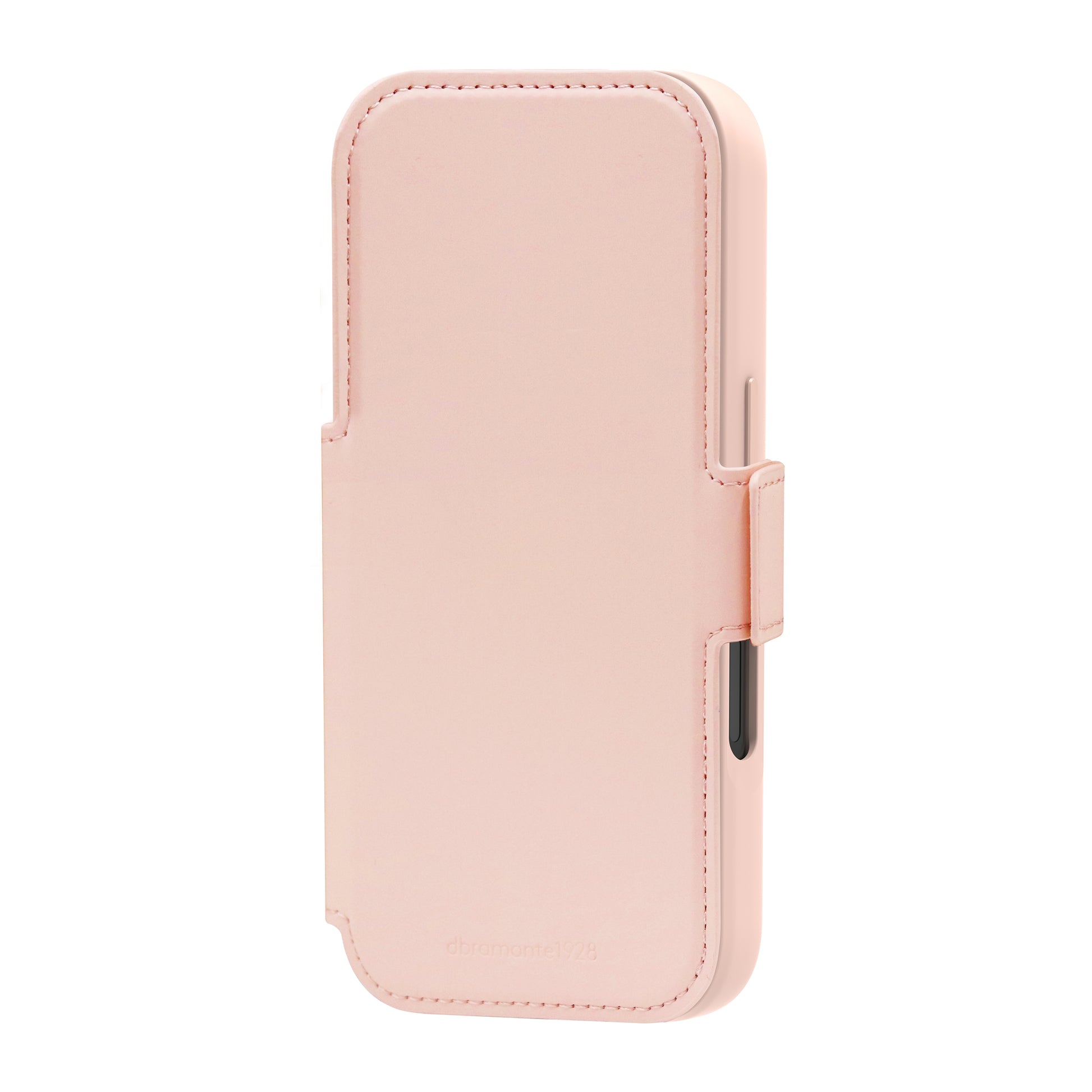 dbramante1928 Lynge MS ICON Wallethülle – für Apple iPhone 17 Pro, 3 Kartenfächer, Kunststoff, Pink Sand