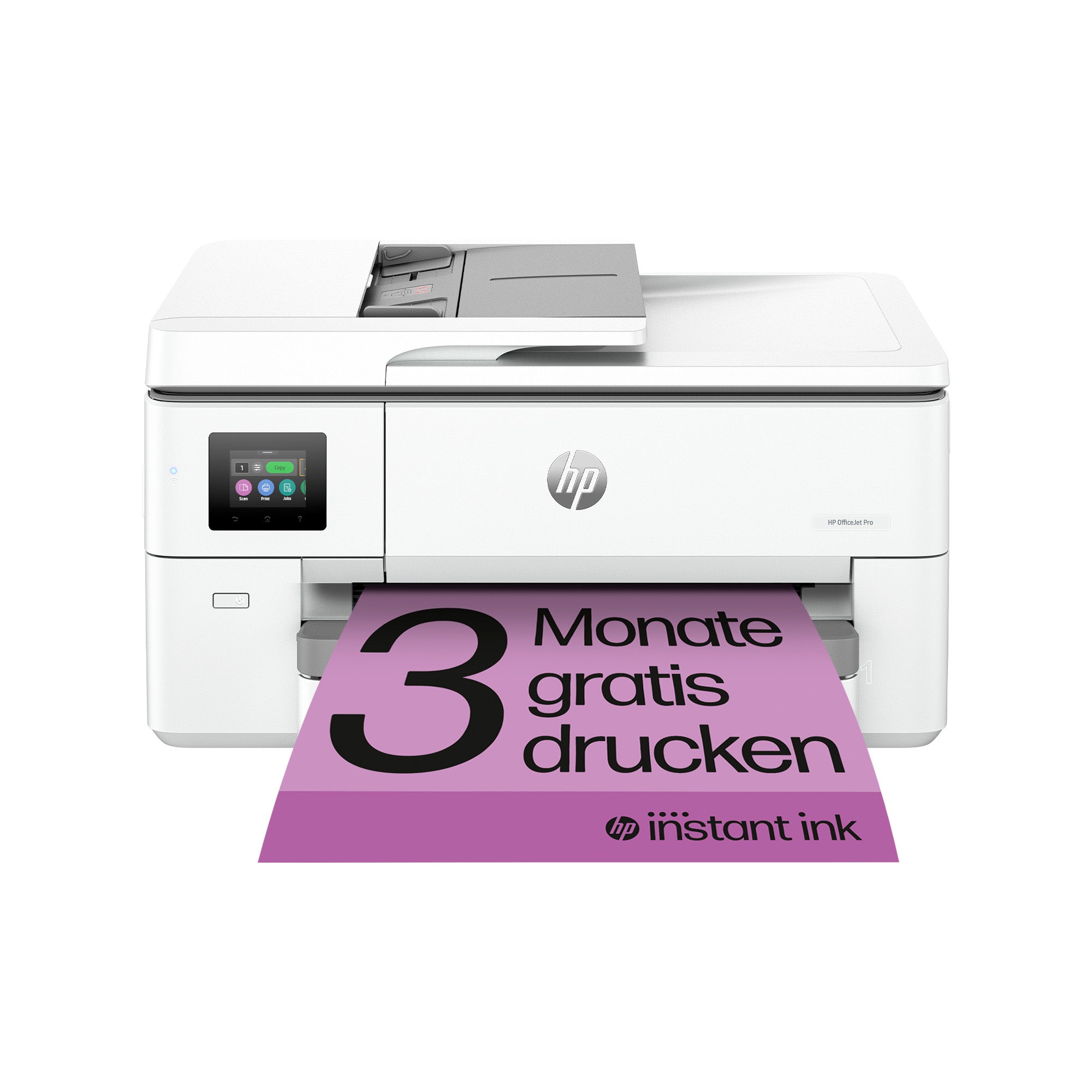 HP OfficeJet Pro 9720e – Farbiges Tintenstrahl-MFP A3, 3-in-1 – USB/LAN/WLAN – Duplex, ADF – 22 S/W-Seiten pro Minute