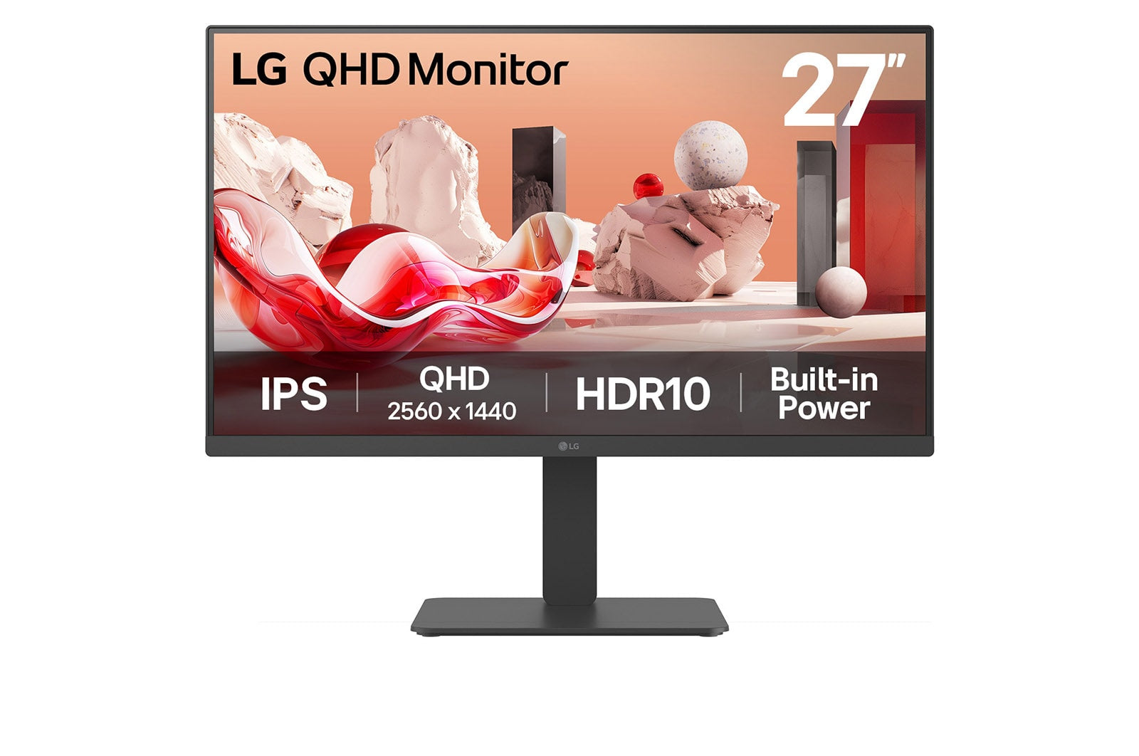 LG 27BA45QB-B – Monitor, 27", LCD, 75 Hz, Schwarz