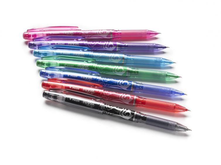 Pilot FriXion Point – Tintenroller, 0,25 mm, schwarz/blau/rot, radierbar – 3 Stk.