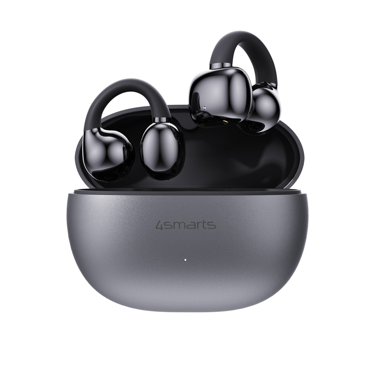 4smarts SkyBuds Clip – Gaming-Headset, Ohrbügel – Bluetooth, offen, Sprachsteuerung – Grau – bis 6 h
