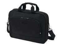 DICOTA Eco Top Traveller BASE Notebook-Tasche 15,6" – Abnehmbarer Schultergurt – Schwarz