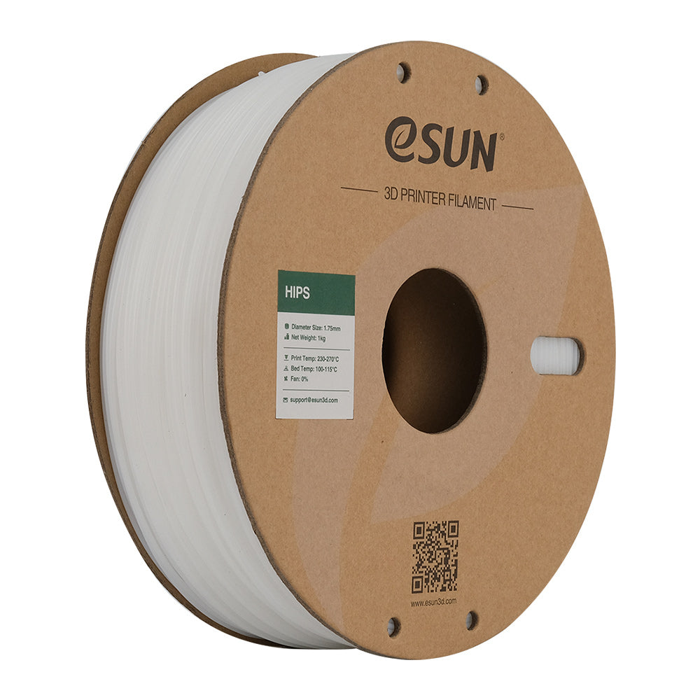 eSUN 3D-Drucker-Filament HIPS 1,75 mm Weiss, 1 kg