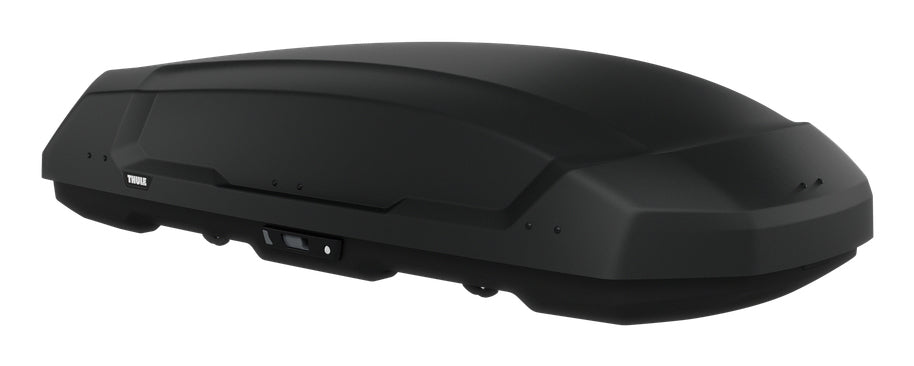 Thule Dachbox Force – Hartschale, Verriegelung, Ein-Schlüsselsystem-kompatibel – 450 l – Schwarz