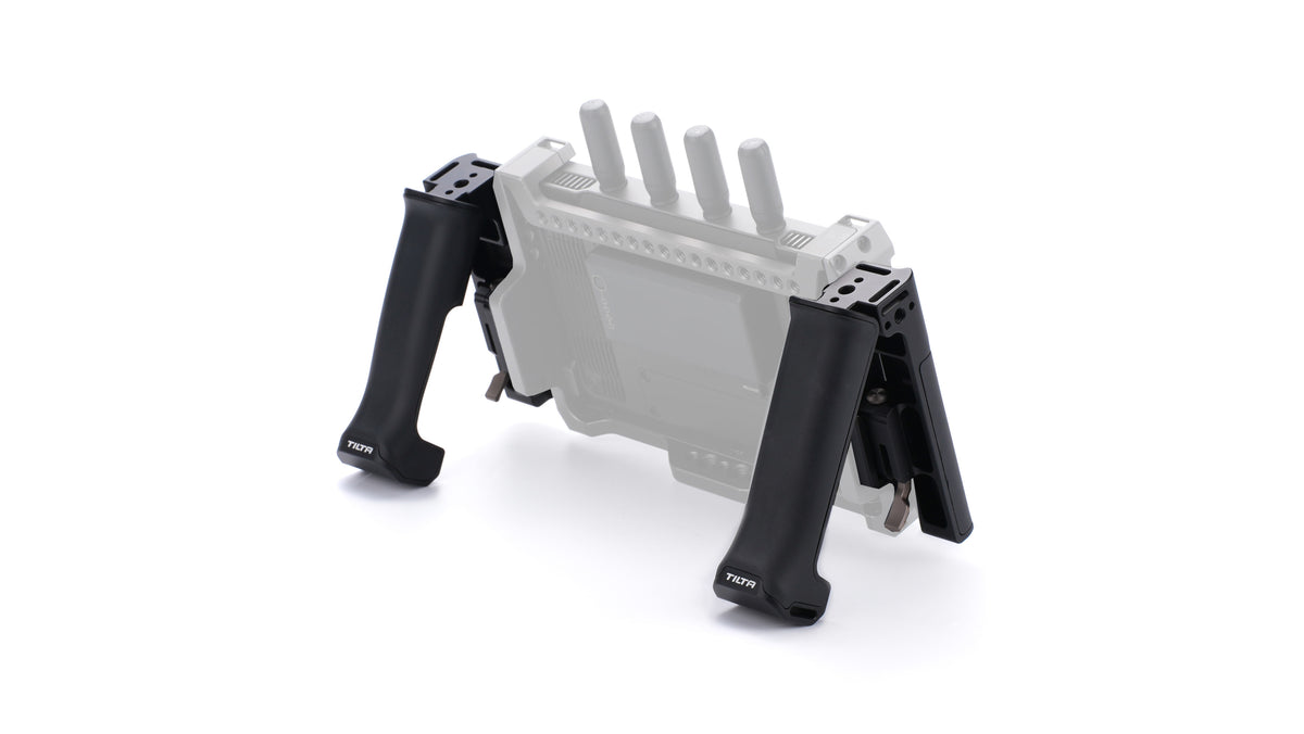 Tilta TGA-MSH Monitor-Griffe – 1/4-20" Gewinde, Aluminium/Edelstahl, Schwarz – 2er-Pack