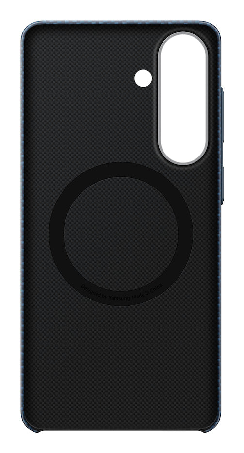 Samsung M2 Carbon Backcover – für Samsung Galaxy S26+, kabelloses Laden, dunkelblau, Karbonfaser