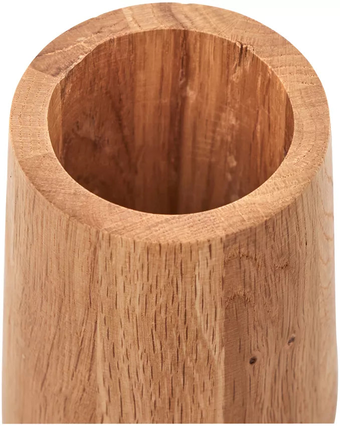 Diaqua Zahnputzbecher – 8×8×11,5 cm, Eiche, Braun