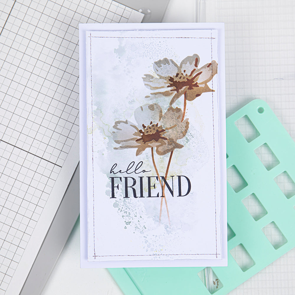 Sizzix Schablone – Blume – 150 × 150 mm