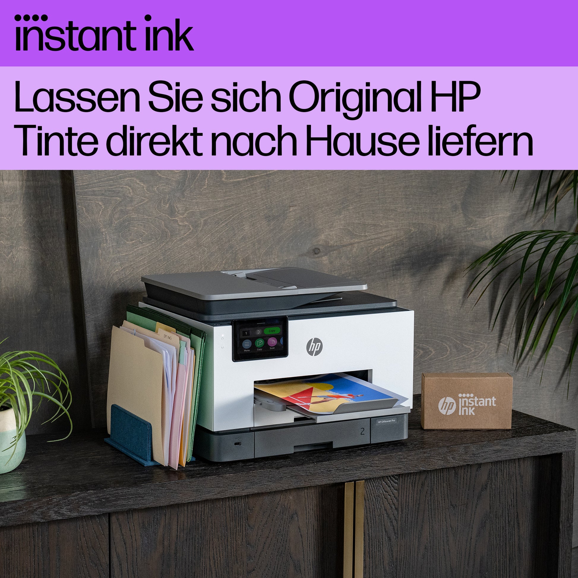 HP OfficeJet Pro 9132e – Farbtintenstrahl-Multifunktionsdrucker, A4, 4-in-1, Duplex, ADF, WLAN/LAN