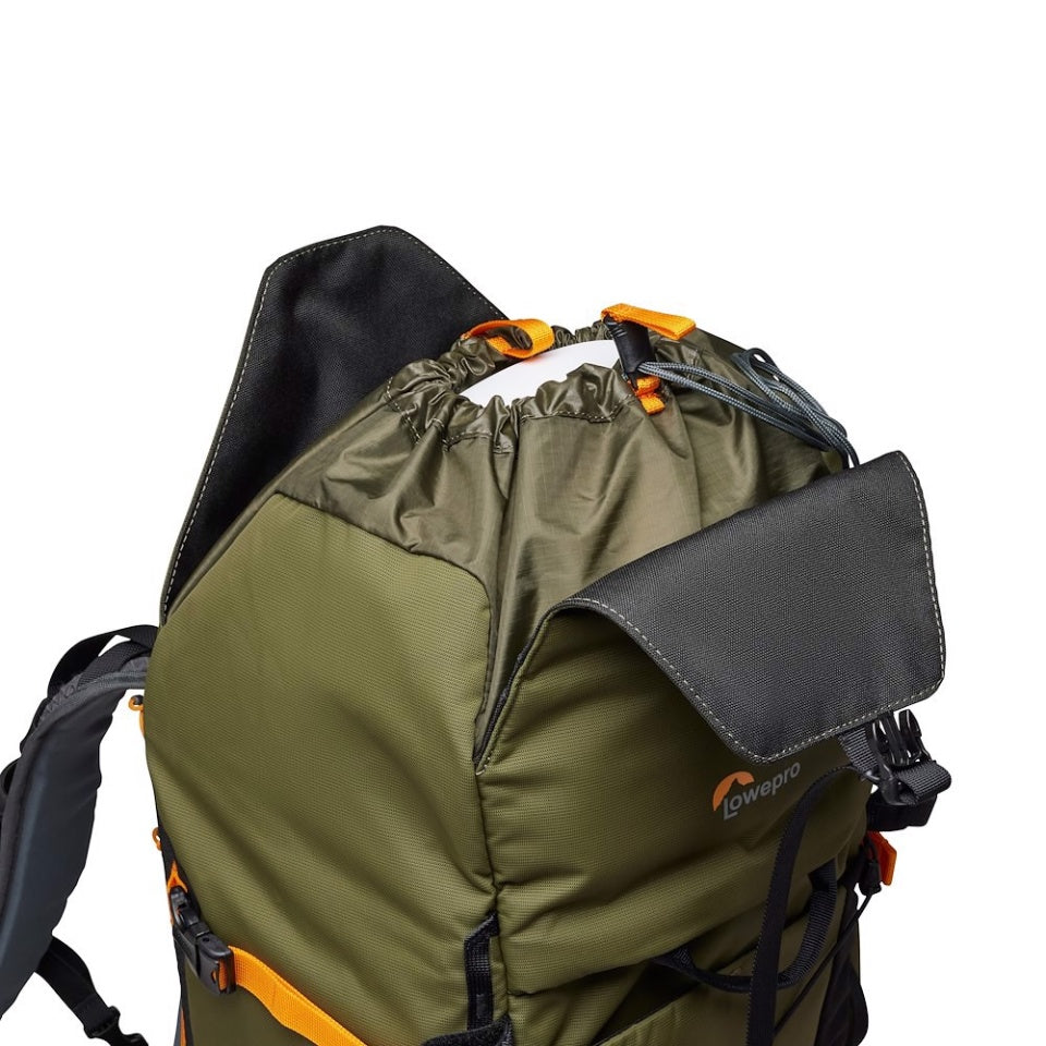 Lowepro PhotoSport X BP 35L AW Kamerarucksack – 38 l – für DSLR und spiegellose Kameras – Grün